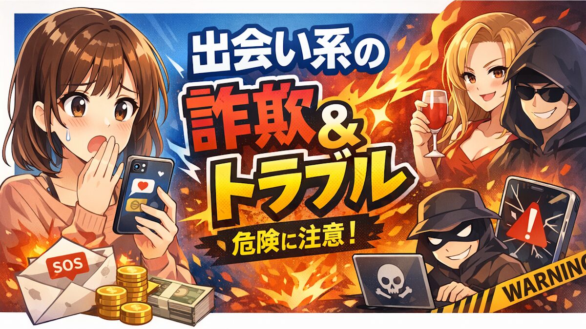 出会い系のトラブルと詐欺を完全ガイド｜危険な相手の見分け方と安全対策を徹底解説