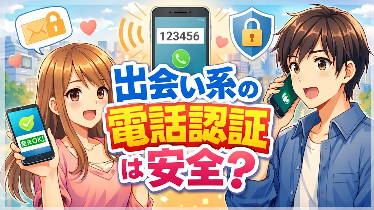 出会い系サイトの電話認証は安全？　仕組みと注意点を解説