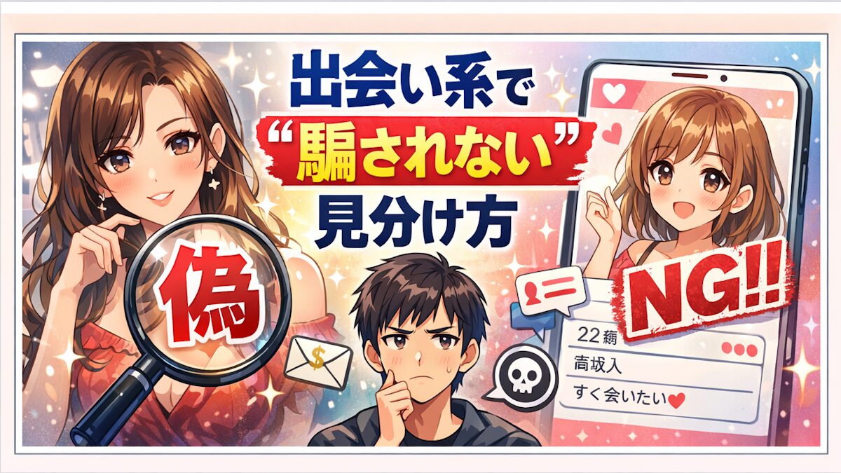 出会い系で“会えない人”の共通点｜偽写真・嘘プロフを見抜く完全ガイド