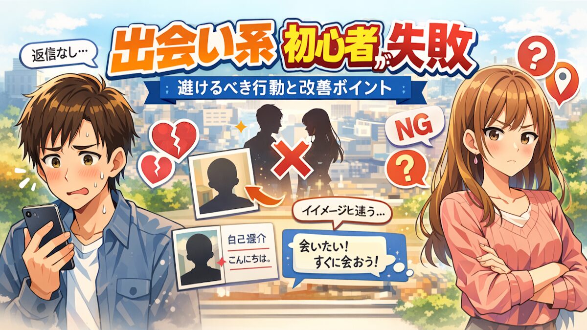 初心者がやりがちな失敗｜最初に知っておくだけで避けられる行動とは
