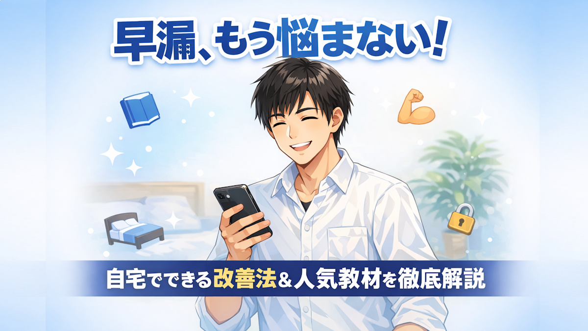 早漏を本気で改善したいあなたへ｜最短で結果を出す克服法まとめ